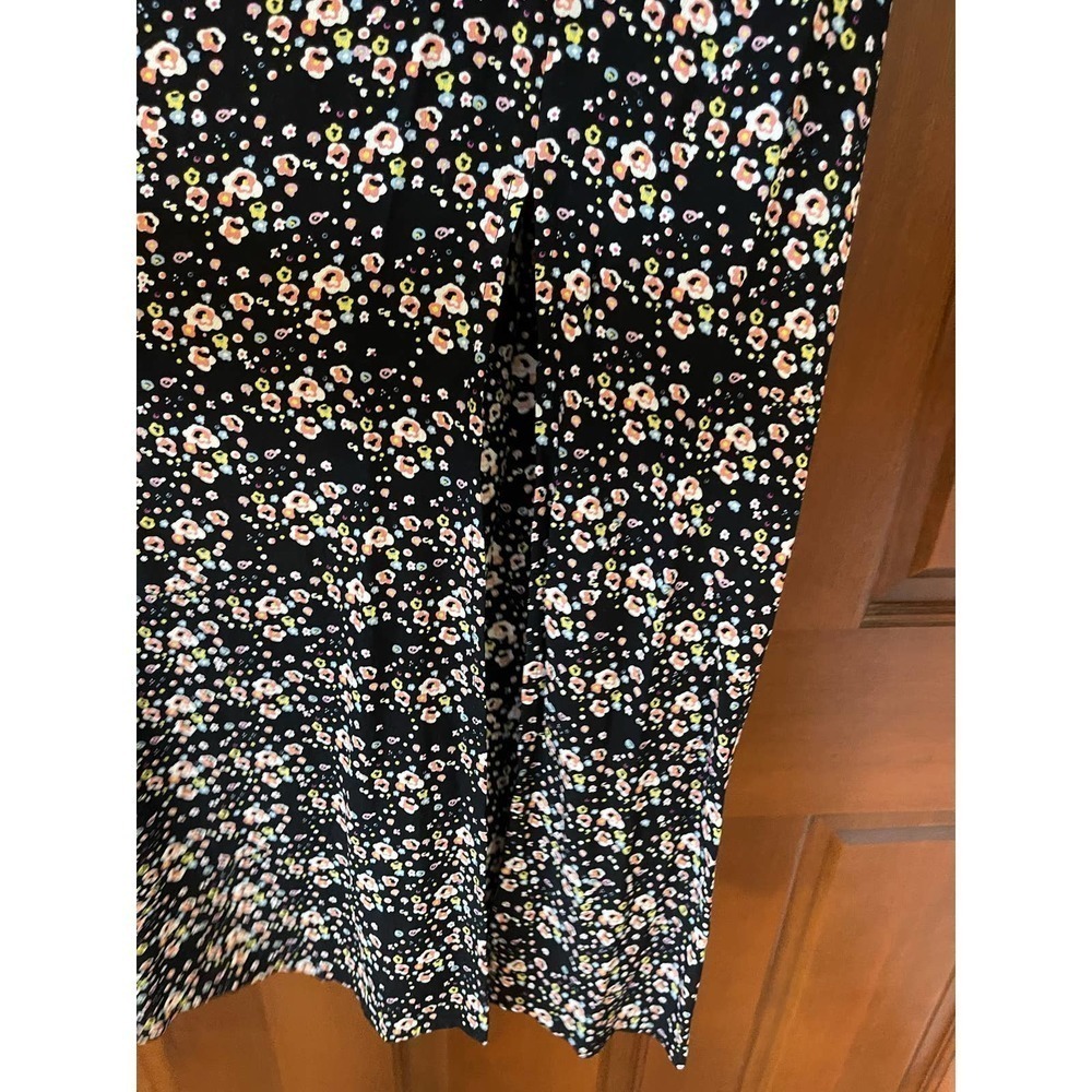 Sanctuary Women's Lindsey Floral Smocked MIDI Dress Black Size 2 - Picture 7 of 8